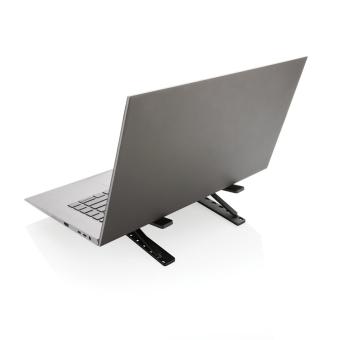 XD Xclusive Terra RCS recycled aluminium universal laptop/tablet stand Convoy grey
