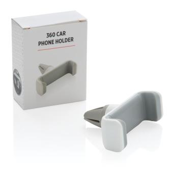 XD Collection 360 car phone holder White