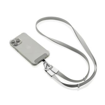 XD Xclusive Nivo RCS recycled PET Crossbody lanyard Convoy grey