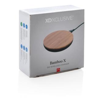 XD Xclusive Bamboo X 5W wireless charger Brown