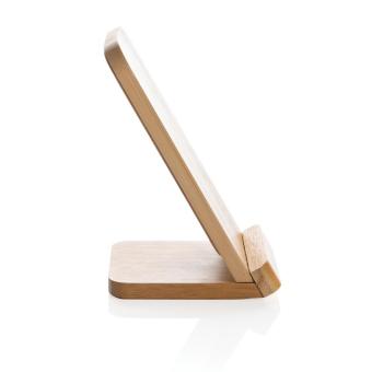 XD Collection Bamboo 5W wireless charging stand Brown