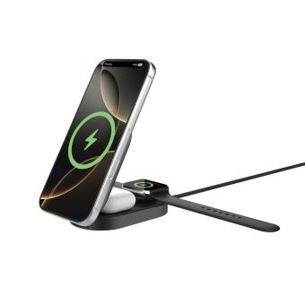 XD Xclusive Quantum Ultra-Fast 3-in-1 25W faltbarer Wireless Charger Grau/schwarz