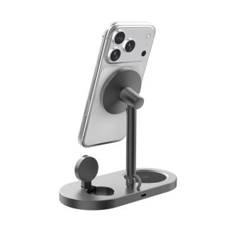 XD Xclusive Quantum RCS ultra-fast 25W Magnetic desk wireless Charger Gray/black