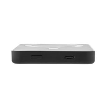 XD Collection Magnetix RCS recycled plastic 5000 mah magnetic powerbank Black