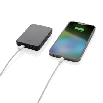 XD Collection Boostcore 5.000mAh Powerbank aus RCS rec. Kunststoff Schwarz