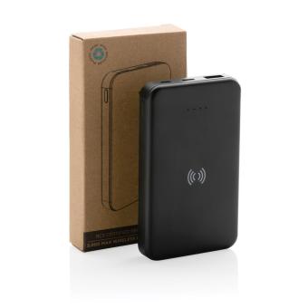 XD Collection RCS recycled plastic 5.000 mAh 5W wireless powerbank Black