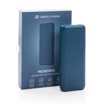 Urban Vitamin Pasadena 20.000mAh 18W PD Powerbank Blau