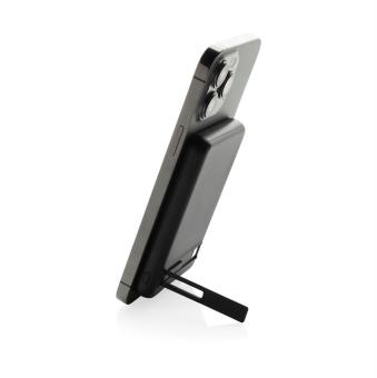 XD Collection Zen 5000mAh 5W magnetische Bambus-Powerbank aus RCS rPlastik Schwarz