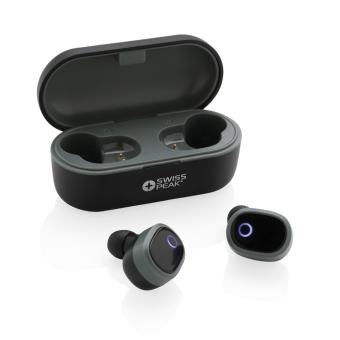 Swiss peak TWS earbuds Black