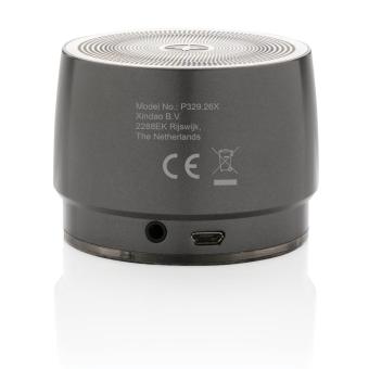 Swiss peak 5W wireless bass speaker Gray