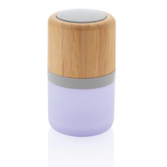 XD Collection Bamboo colour changing 3W speaker light White