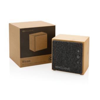 XD Xclusive Wynn 5W bamboo wireless speaker Brown