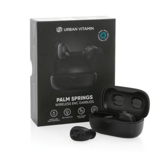 Urban Vitamin Palm Springs RCS rplastic ENC earbuds Black