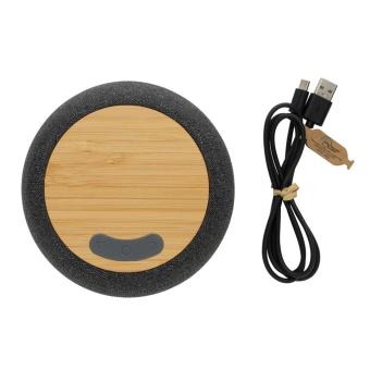 XD Collection RCS Rplastic/PET and bamboo 5W speaker Anthracite