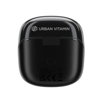 Urban Vitamin Long Beach ENC rplastic wireless earbuds Black