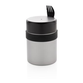 XD Xclusive Bogota food flask with ceramic coating Silver/black