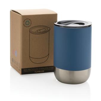 XD Collection RCS recycelter Stainless Steel Becher Blau
