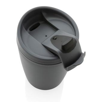 XD Collection GRS Recycled PP tumbler with flip lid Anthracite