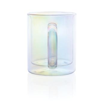 XD Collection Doppelwandiger Deluxe-Becher aus galvanisiertem Glas Transparent