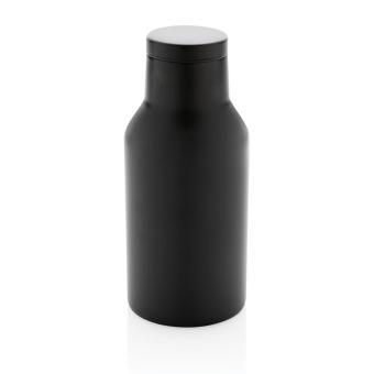 XD Collection RCS Recycled stainless steel compact bottle Black