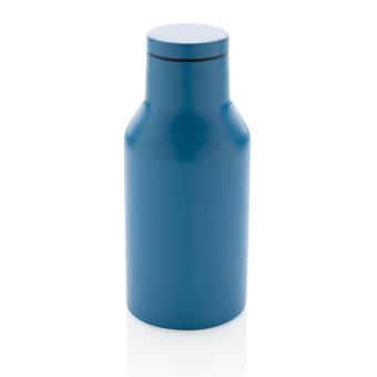 XD Collection RCS recycelte Stainless Steel Kompakt-Flasche Blau