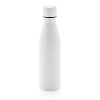 XD Collection RCS Recycled stainless steel solid vacuum bottle White