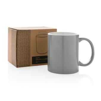 XD Collection Basic Keramiktasse, 350ml Grau