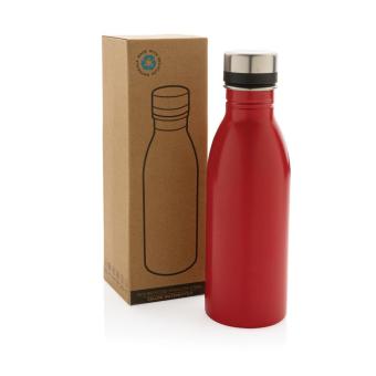 XD Collection Deluxe Wasserflasche aus RCS recyceltem Stainless-Steel Rot