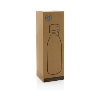 XD Collection RCS Recycled stainless steel deluxe water bottle Navy