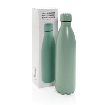 XD Collection Solid colour vacuum stainless steel bottle 750ml Green
