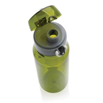 XD Collection Yide verschließbare Wasserflasche aus RCS rec. PET, 800ml Grün