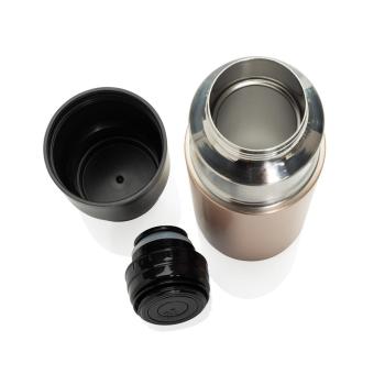 XD Collection Thermocup RCS recycled vacuum flask with cup 500ml Bronze
