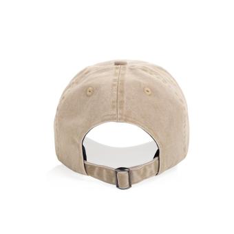 XD Xclusive BEAU AWARE™ Washed 6 panel 270gsm cotton twill cap Fawn