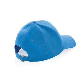 XD Collection Impact 6 Panel Kappe aus 280gr rCotton mit AWARE™ Tracer Ruhiges Blau