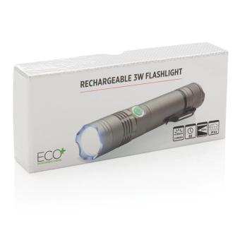 XD Collection Rechargeable 3W flashlight Convoy grey