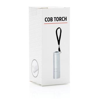 XD Collection COB Taschenlampe Silber