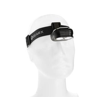 GearX Gear X Stirnlampe mit Bewegungssensor aus RCS rec. ABS Schwarz