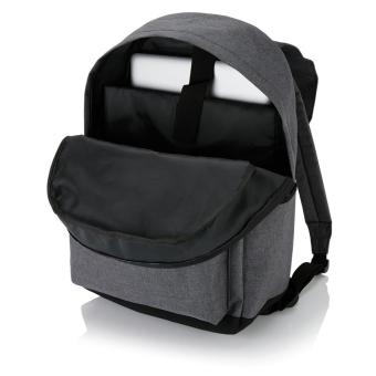 XD Collection Laptop backpack with magnetic buckle straps Convoy grey