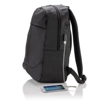 XD Collection Power USB Laptop-Rucksack Schwarz