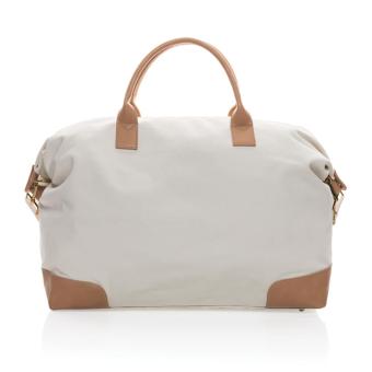 XD Collection Impact AWARE™ 16 oz. rcanvas large weekend bag Off white