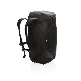 Swiss Peak RFID sports duffel & backpack Black