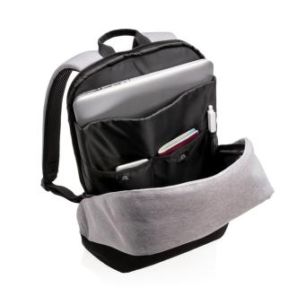 XD Collection Standard RFID anti theft backpack PVC free Gray/black