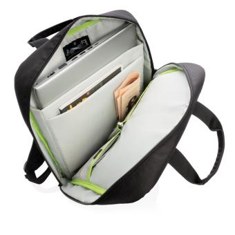 XD Xclusive Soho Business RPET 15.6" Laptop-Rucksack, PVC-frei Schwarz/grün