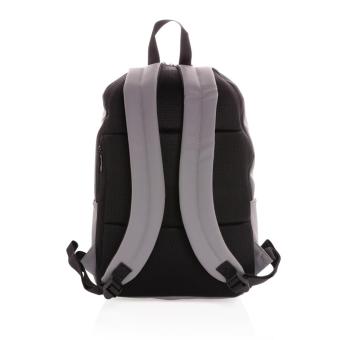 XD Collection Schicker PU 15.6" Laptop-Rucksack Grau
