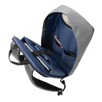 XD Xclusive Impact AWARE™ 1200D Minimalist 15.6 inch laptop backpack Gray/blue