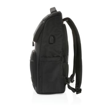 Swiss Peak AWARE™ RPET Voyager 15.6" Laptop Rucksack Schwarz