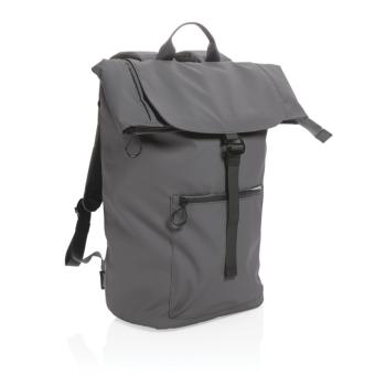 XD Collection Impact AWARE™ RPET wasserabweisender 15.6" Laptop-Rucksack Anthrazit