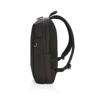 Swiss Peak AWARE™ RFID and USB A laptop backpack Black
