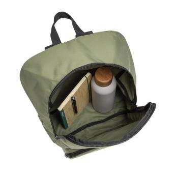 XD Collection Dillon AWARE™ RPET foldable classic backpack Green
