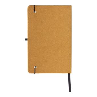 XD Collection A5 Hardcover Notizbuch aus GRS recyceltem PU Braun